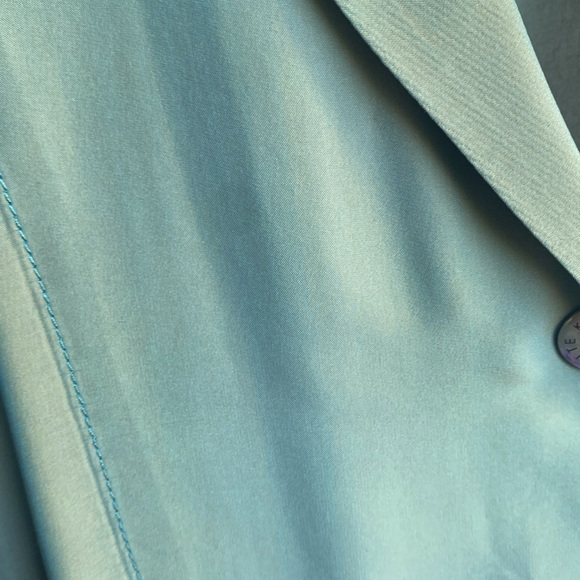 Exquisite Bitte Kai Rand tunic blouse in moss green, size large - Picture 5 of 7